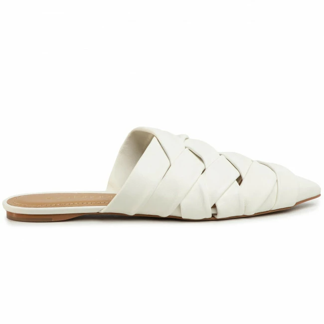 Casual Mules Slides EVA LONGORIA - EL-05-01-000020 101 White 3 Casual Mules Slides EVA LONGORIA - EL-05-01-000020 101 White - Image 3