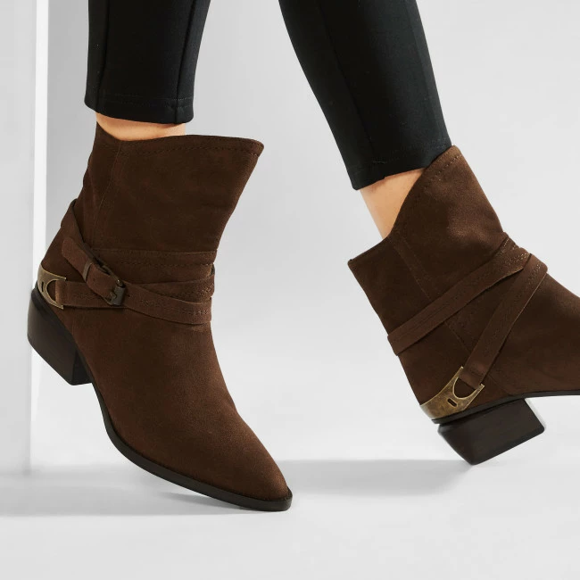 Ankle Boots EVA LONGORIA - EL-04-02-000189 805 Brown 2 Ankle Boots EVA LONGORIA - EL-04-02-000189 805 Brown - Image 2