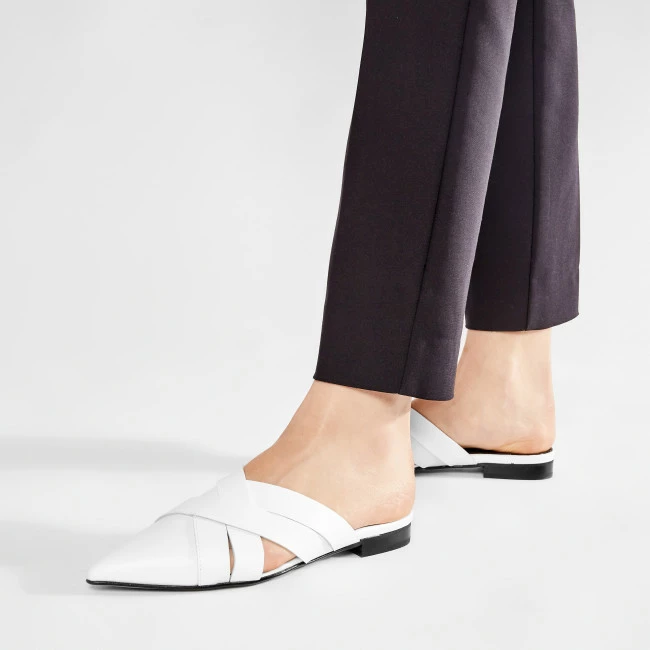 Casual Mules Slides EVA LONGORIA - EL-04-03-000303 102 White 2 Casual Mules Slides EVA LONGORIA - EL-04-03-000303 102 White - Image 2