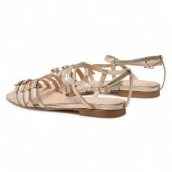 Casual Sandals Sandals EVA LONGORIA - EL-02-03-000434 111 Gold -Eva Longoria shop 0000208093675 02 rz