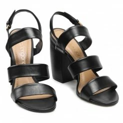Casual Sandals Sandals EVA LONGORIA - EL-05-03-000356 101 Black -Eva Longoria shop 0000208109727 05 rz