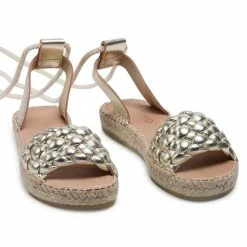 Espadrilles EVA LONGORIA - EL-07-03-000392 711 Gold -Eva Longoria shop 0000208123846 05 rz