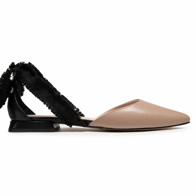 Casual Sandals Shoes EVA LONGORIA - EL-10-03-000422 673 Beige, Black 3 Casual Sandals Shoes EVA LONGORIA - EL-10-03-000422 673 Beige, Black - Image 3