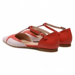 Flats Shoes EVA LONGORIA - EL-29-03-000448 108 Red, Pink -Eva Longoria shop 0000208158282 02 rz