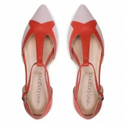 Flats Shoes EVA LONGORIA - EL-29-03-000448 108 Red, Pink -Eva Longoria shop 0000208158282 06 rz