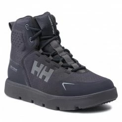 Trekker Boots HELLY HANSEN - Canyon Ullr Boot Ht 117-54.990 Black/Gunmetal/Neon Orange Black