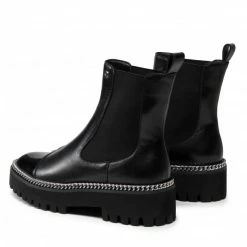 Elastic-sides Chelsea Boots EVA LONGORIA - EL-10-04-000508 601 Black -Eva Longoria shop 0000209184341 02 sw