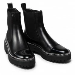 Elastic-sides Chelsea Boots EVA LONGORIA - EL-10-04-000508 601 Black -Eva Longoria shop 0000209184341 03 sw