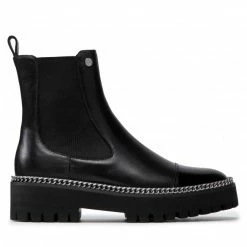 Elastic-sides Chelsea Boots EVA LONGORIA - EL-10-04-000508 601 Black -Eva Longoria shop 0000209184341 06 sw