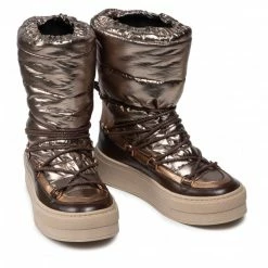 Winter Boots Snow Boots EVA LONGORIA - EL-01-04-000546 611 Gold -Eva Longoria shop 0000209219432 07 bs kopia