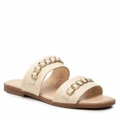 Eva Longoria shop 29 Casual Mules Slides EVA LONGORIA - EL-54-05-000649 102 Beige