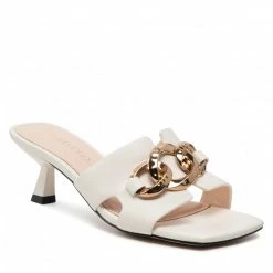 Elegant Mules Slides EVA LONGORIA - EL-10-05-000698 102 White