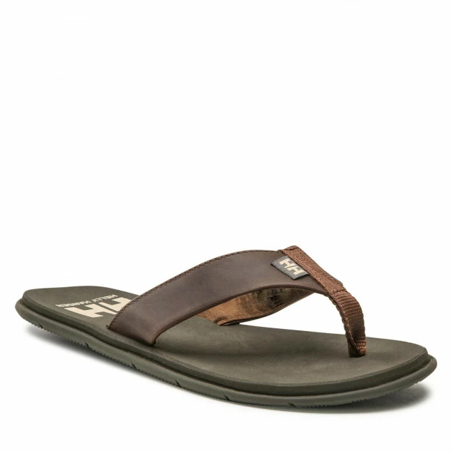 Clogs And Mules Flip Flops HELLY HANSEN - Seasand Leather Sandal 11495_745 Buchwacker/Hh Khaki Brown 1 Clogs And Mules Flip Flops HELLY HANSEN - Seasand Leather Sandal 11495_745 Buchwacker/Hh Khaki Brown