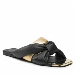 Eva Longoria shop 25 Casual Mules Slides EVA LONGORIA - EL-47-05-000687 101 Black