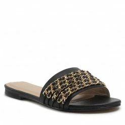 Casual Mules Slides EVA LONGORIA - EL-23-05-000715 101 Black