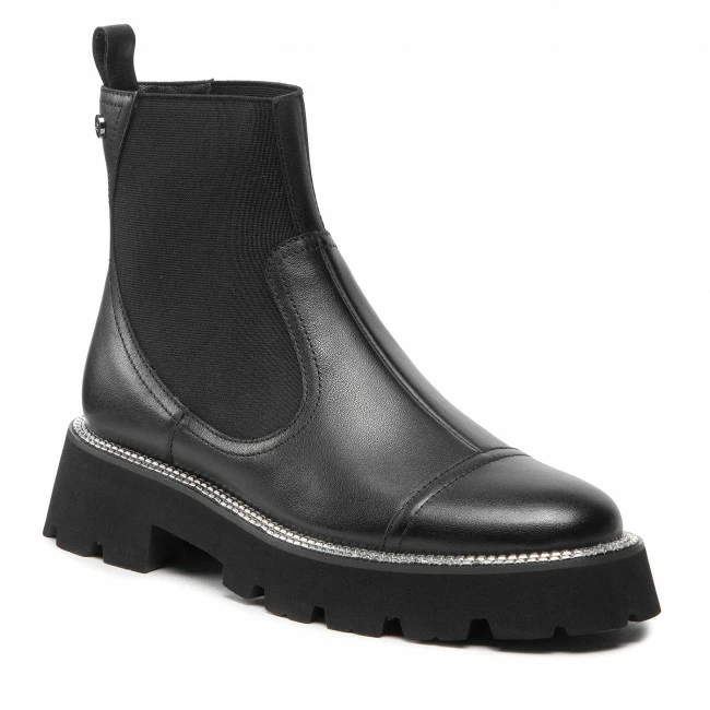 Elastic-sides Chelsea Boots EVA LONGORIA - EL-10-06-000810 601 Black 1 Elastic-sides Chelsea Boots EVA LONGORIA - EL-10-06-000810 601 Black