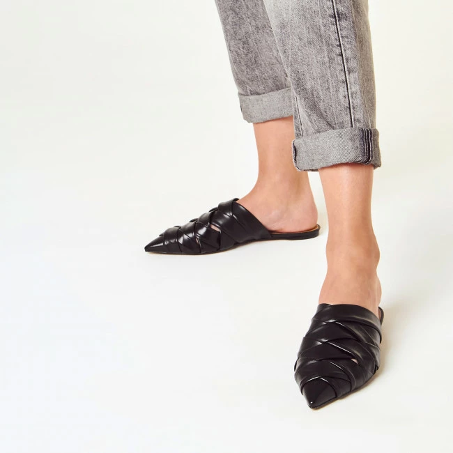 Casual Mules Slides EVA LONGORIA - EL-05-01-000020 102 Black 2 Casual Mules Slides EVA LONGORIA - EL-05-01-000020 102 Black - Image 2