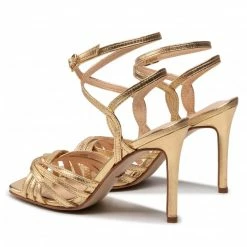 Elegant Sandals Sandals EVA LONGORIA - EL-02-05-000662 711 Gold -Eva Longoria shop 03 0000300115602 pl