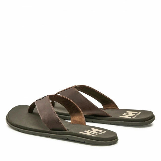 Clogs And Mules Flip Flops HELLY HANSEN - Seasand Leather Sandal 11495_745 Buchwacker/Hh Khaki Brown 3 Clogs And Mules Flip Flops HELLY HANSEN - Seasand Leather Sandal 11495_745 Buchwacker/Hh Khaki Brown - Image 3