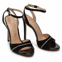 Elegant Sandals Sandals EVA LONGORIA - EL-10-05-000696 201 Black -Eva Longoria shop 05 0000300128183 mk