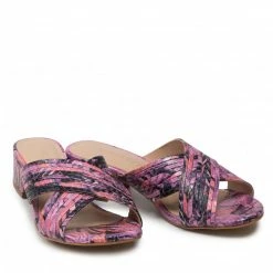 Casual Mules Slides EVA LONGORIA - EL-23-05-000717 518 Colourful, Pink -Eva Longoria shop 05 0000300327494 mg