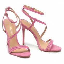 Elegant Sandals Sandals EVA LONGORIA - EL-12-05-000603 112 Pink -Eva Longoria shop 06 0000300112663 ki