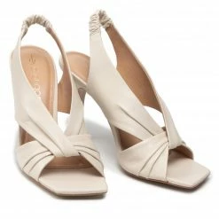 Elegant Sandals Sandals EVA LONGORIA - EL-41-05-000596 102 Beige -Eva Longoria shop 06 0000300113660 pl