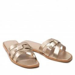Elegant Sandals Slides EVA LONGORIA - EL-38-05-000631 711 Gold -Eva Longoria shop 06 0000300308028 plj