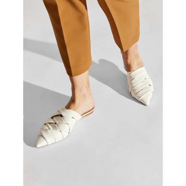 Casual Mules Slides EVA LONGORIA - EL-05-01-000020 101 White 2 Casual Mules Slides EVA LONGORIA - EL-05-01-000020 101 White - Image 2