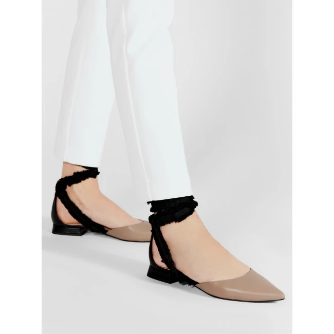 Casual Sandals Shoes EVA LONGORIA - EL-10-03-000422 673 Beige, Black 2 Casual Sandals Shoes EVA LONGORIA - EL-10-03-000422 673 Beige, Black - Image 2