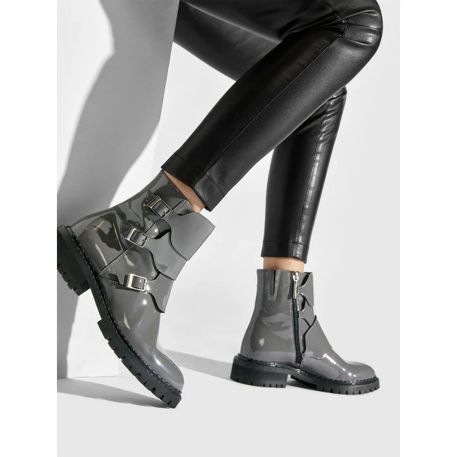 Trekker Boots Hiking Boots EVA LONGORIA - EL-02-04-000494 309 Grey 2 Trekker Boots Hiking Boots EVA LONGORIA - EL-02-04-000494 309 Grey - Image 2