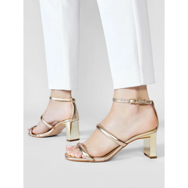 Casual Sandals Sandals EVA LONGORIA - EL-23-05-000719 711 Gold 2 Casual Sandals Sandals EVA LONGORIA - EL-23-05-000719 711 Gold - Image 2