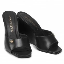 Wedges Slides EVA LONGORIA - EL-41-05-000597 101 Black -Eva Longoria shop 18 0000300113721 pl