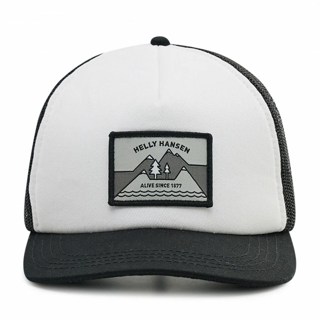 Caps Cap HELLY HANSEN - Flatbrim Trucker 67155 White/Blanc 001 White, Black 2 Caps Cap HELLY HANSEN - Flatbrim Trucker 67155 White/Blanc 001 White, Black - Image 2
